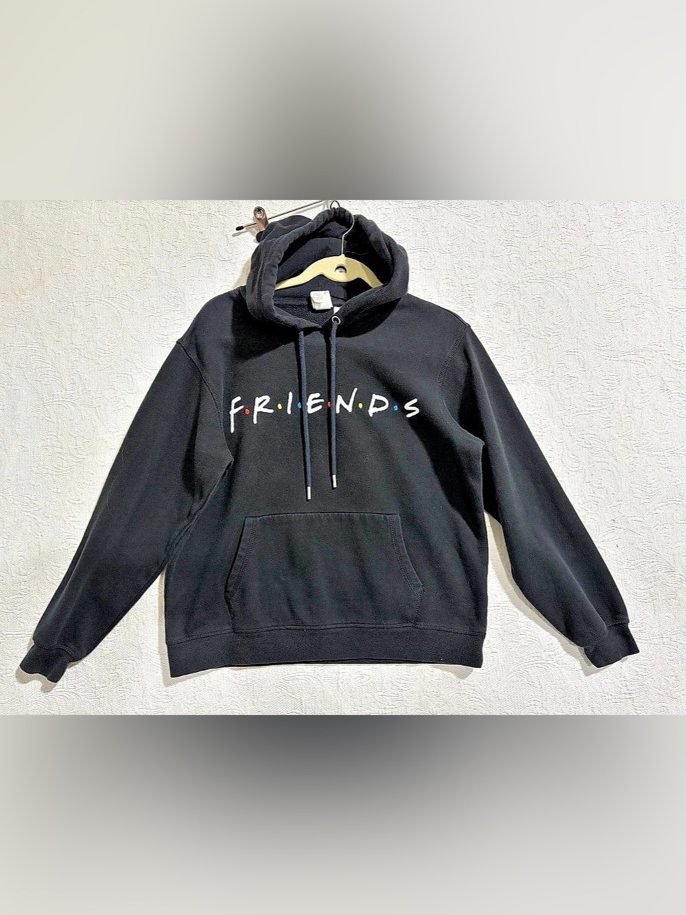 H&M Friends Black Hoodie Size Small